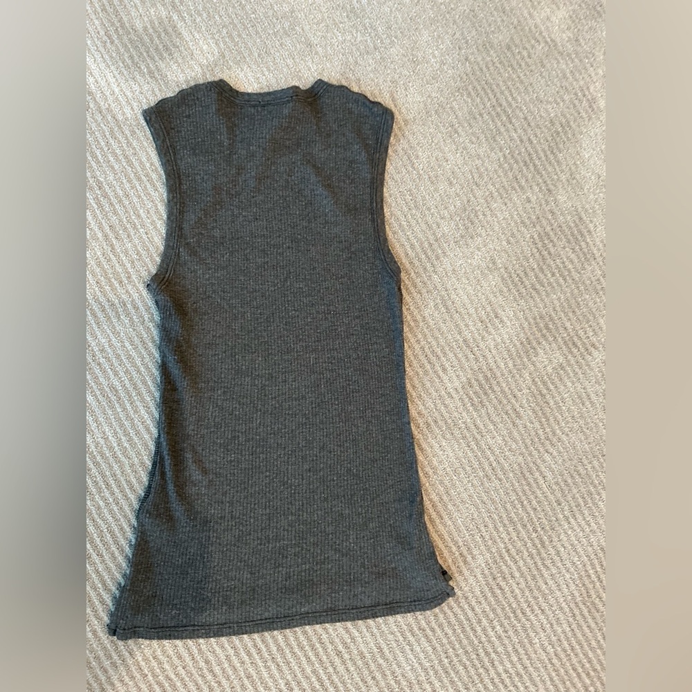 James perse size 0 Sleeveless Charcoal Gray Women's Top